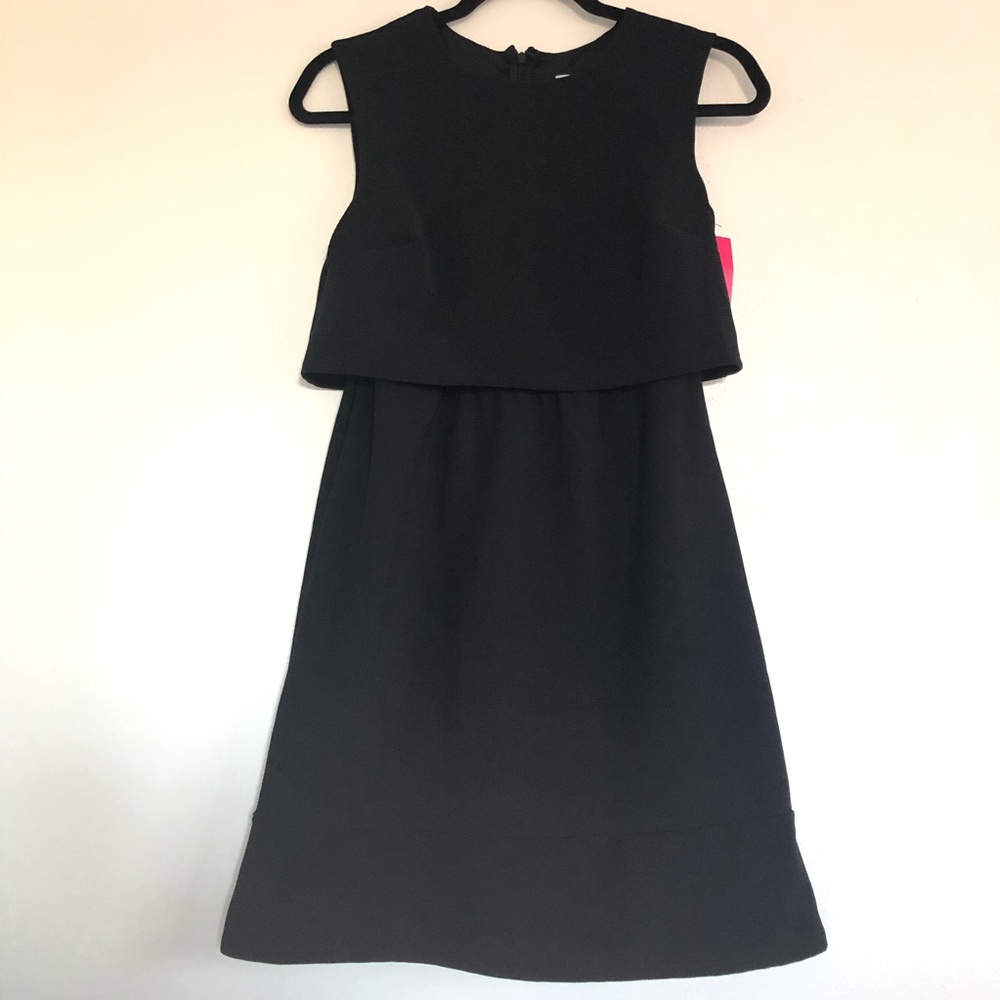 Xhilaration Black Layered Sleeveless Mini Dress.